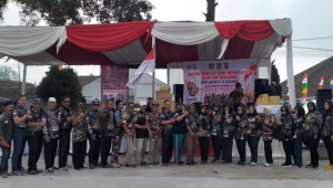 Meriahkan HUT RI Ke 78 FKPPI Rayon XI 16 Cikajang Gelar Jalan Santai