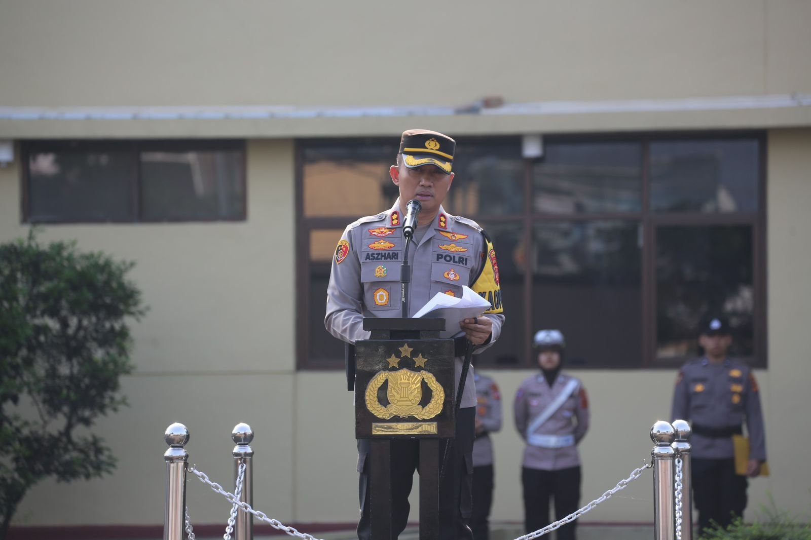 Kapolres Cianjur Pimpin Upacara Korps Raport Kenaikan Pangkat ...